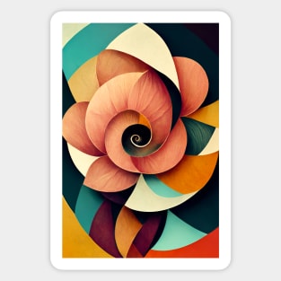 Flowers spiral Sticker